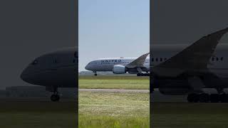 Very Late Takeoff Dreamliner