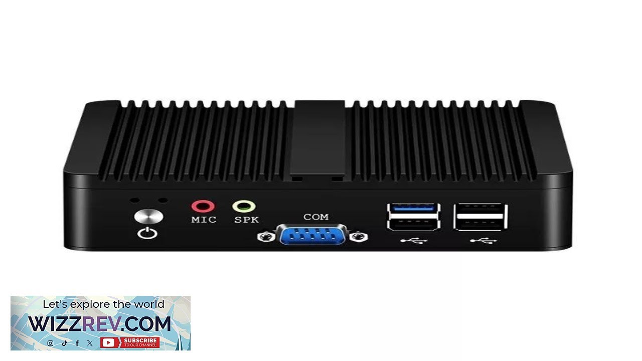 4Core Fanless Embedded Micro Computer Industrial Mini PC 8G RAM+128G ...