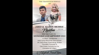 Funeral of the late Jared & Allison Michelle