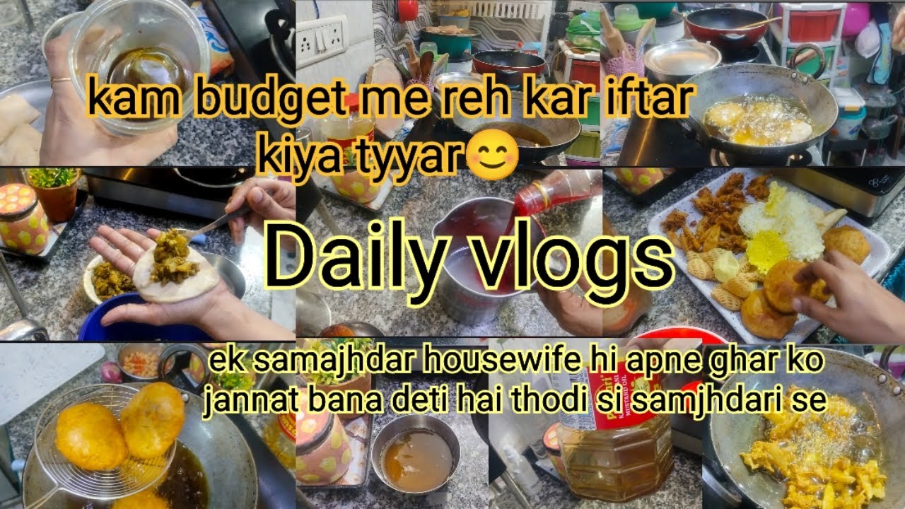 Daily Routine Vlog/Kam Budget Me Kis Tarah Kiya Iftar Tyyar/Middle Class Housewife Routine #vlogs