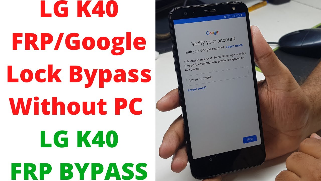 LG K40 FRP/Google Lock Bypass Without PC | LG K40 Frp Bypass | lg