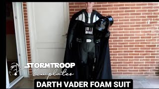 Darth Vader Clothes Foam Suit build