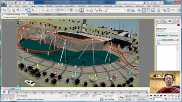 Robocoaster animation demo- Inventor workflow to 3ds Max Design 2012