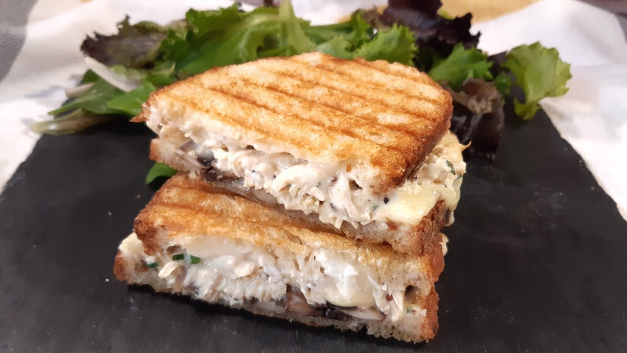 Croque-monsieur à l'effiloché de poulet #345