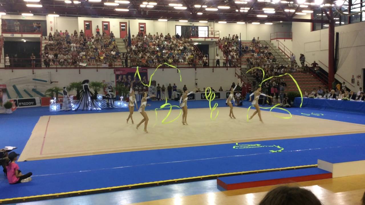 Italian National Team of Rhythmic Gymnastics 5 ribbons - Pre-Olympic Tournament Follonica 2016