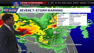 Impact Weather In Central Florida - Severe Thunderstorms Show Signs of Rotation