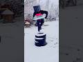 Excited about spring snow 春の雪に大興奮　Bersemangat tentang salju musim semi