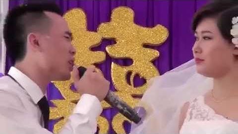 Clip chú rể VN hát trong đám cưới cảm động làm cô dâu bật khóc