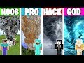 Minecraft Battle: TORNADO APOCALYPSE! NOOB vs PRO vs HACKER vs GOD in Minecraft Animation