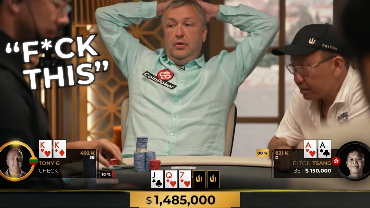 Tony G LOSES $1,350,000 MILLION in a SINGLE SESSION!