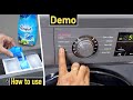 LG Front Load Washing Machine demo | how to use lg front load fully automatic washing machine