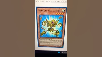 The Power of Mimicking Man-Eater Bug in Yu-Gi-Oh