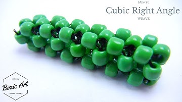 🔰 Basic Cubic Right Angle Weave | How To Tutorial