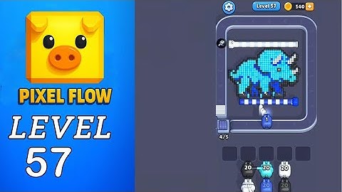 Pixel Flow Level 57 Walkthrough