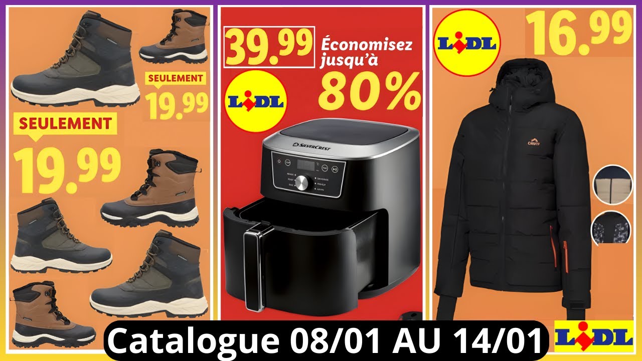 LIDL Catalogue De La Semaine Du 08/01/2026 AU 14 /01/2026 LIDL France Arrivage De La Semaine