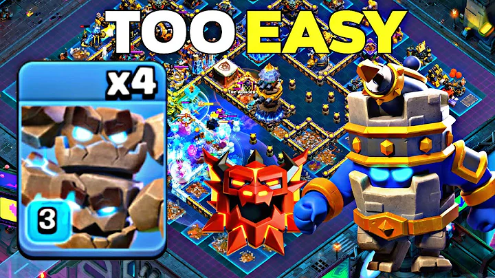 NEW BROKEN TH18 Attack 2025! Meteor Golem Smash = EASY 3 Stars in Legends! Clash of Clans