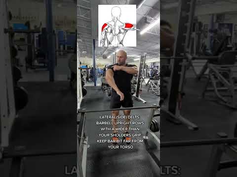 Upright rows wide