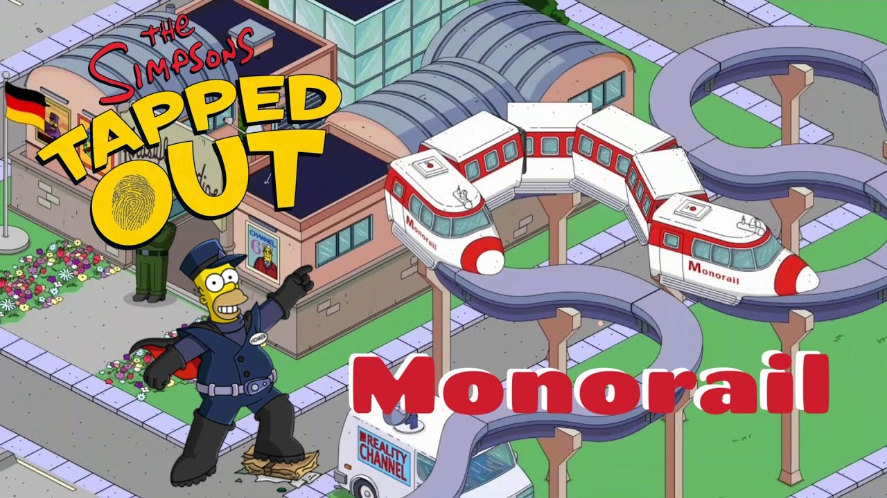 Finally Connected Monorail Simpson's Tapped Out TSTO 1 YouTube