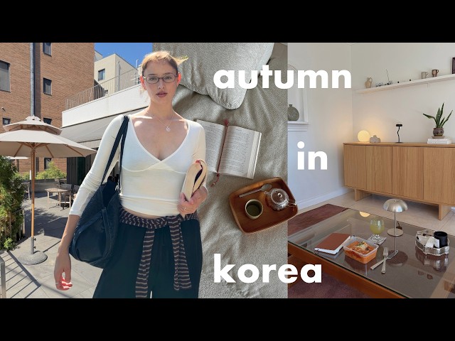 autumn in Korea 🍂 shopping, book store, cafe's & mindfulness practice