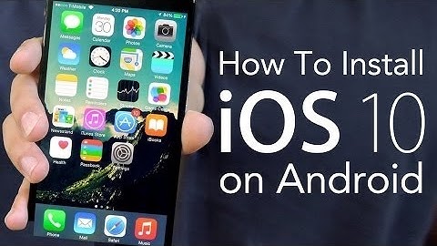 How To Install iOS 10 on Android - Make Your Android Phone Look Like iPhone
