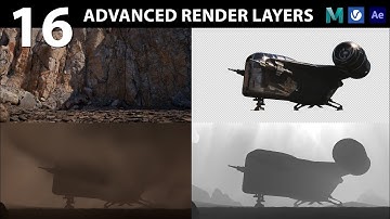 Advanced Render Layers & V-Ray Material Wrapper — Razor Crest VFX Lecture 16