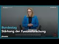 Bundestagsdebatte zur Stärkung der Fusionsforschung am 23.02.24