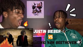 STRAIGHT MASSACRE !!! | Justin Bieber vs Beethoven | Epic Rap Battles Of History. (REACTION)