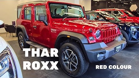 Mahindra Thar Roxx Tango Red Colour - Walkaround - Best Color of Thar 5 door 🔥🔥