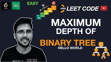 Maximum Depth of Binary Tree | Height of Tree| Tree Data Structure playlist C++ | Hello World