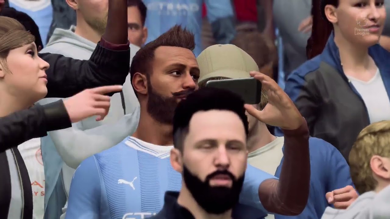 EA FC 24    Manchest City vs Leicester City(3-2)