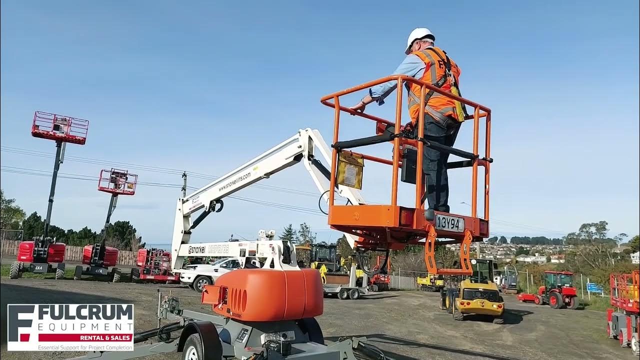 How do I operate a Snorkel Cherry Picker? YouTube