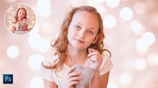 How to Create Bokeh Lighting Portrait Effect In Photoshop - Add Light Blur Background to Photos screenshot 2