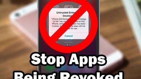 How to get Anti Revoke and stop your apps getting revoked !! IT