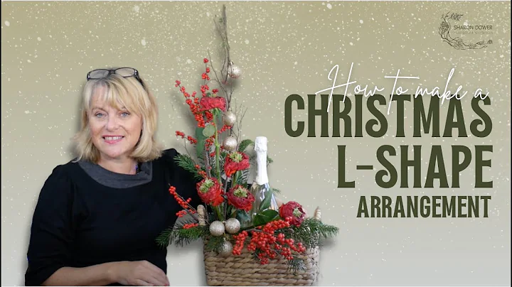 How to make a Flower Arrangement for Christmas- FL...