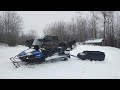 On the Trapline Ep.12 - Snow and Truck Trouble, New Trapper Sled, Good Coyote Trapping in the Cold