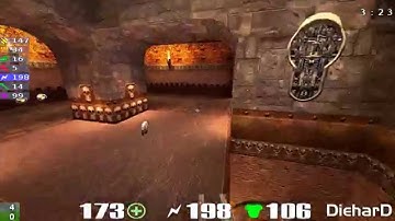 60 fps QuakeCon 1999 Grand Final Winner Diehard vs Radarluv Quake3 Demo 4k 1080p