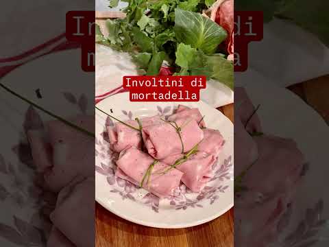 INVOLTINI CON MORTADELLA DI BOLOGNA antipasto leggero e sfizioso, ricetta super facile e velocissima