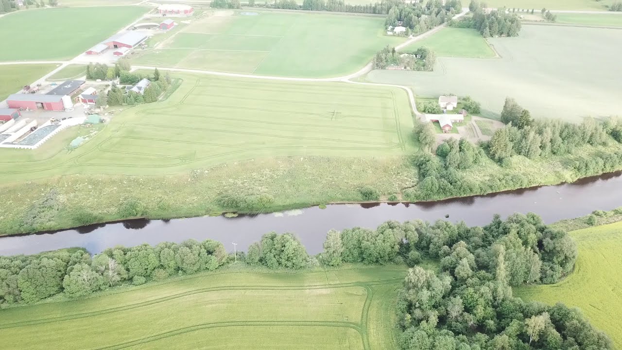 Ilmajoen Luomankylältä, hetki ennen monsuunisadetta.