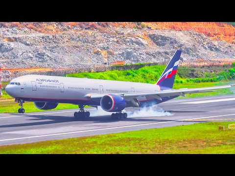20 MINS LANDINGS & TAKEOFFS at Phuket HKT | 4K | Close Up Plane Spotting at Phuket HKT Airport! TH