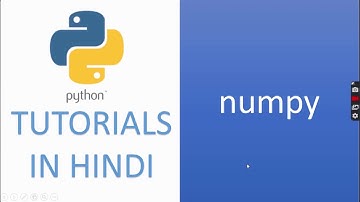 NumPy Part1 :Introduction to numpy, difference between list and numpy