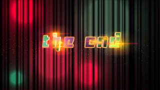 4K UHD THE END TITLE & CURTAINS Animation