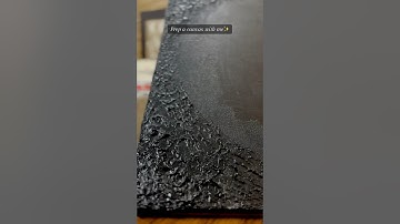 How to use modelling paste on canvas #tutorial #paintingideas