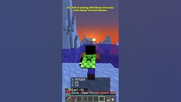 Day 108 of walking 2000 Blocks Every day until I reach the World Border. #minecraft #fypminecraft