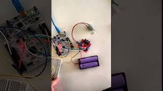 DC motor speed control with STM32  ELFIAD AND BELHADJ  # STM32 #arduino #arduinoproject #robotics