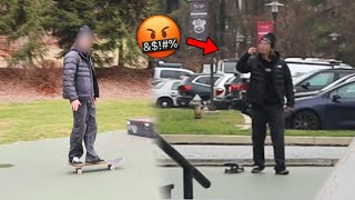 ANGRY SKATER TRIED TO FIGHT ME!