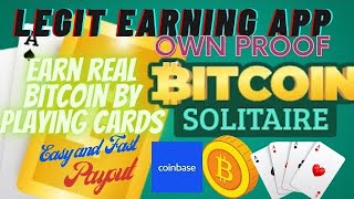 BITCOIN SOLITAIRE PLAYING CARDS/EASY PAYOUT USING COINBASE WALLET. screenshot 4