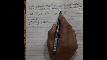 If Polynomial x⁴-2x³+3x²-px+8 is divided by (x-2), it leaves a remainder of 10. Find value of p.