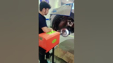 Disc turning with on car barake lathe machine