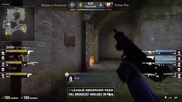 Virtuspro "snax" vs NIP│ ELEAGUE Season 2