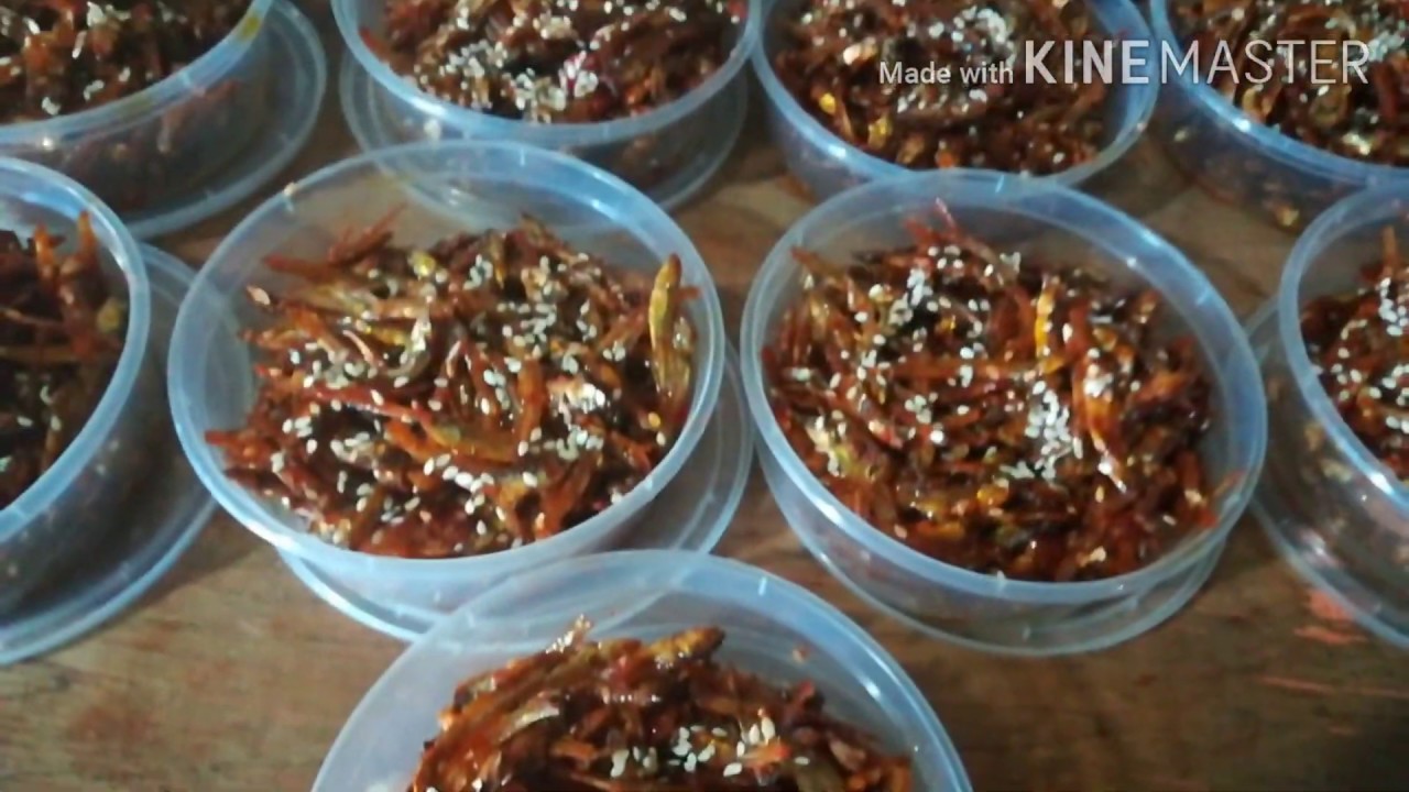 How to make Korean Spicy stir fried anchovy Myeolchibokkeum YouTube